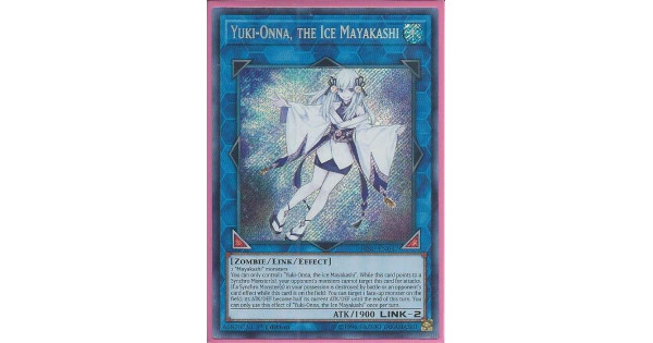 Yu-Gi-Oh! Trading Card - Yuki-Musume, The Ice Mayakashi - SAST-ENSE2 - Super Rare Limited Edition