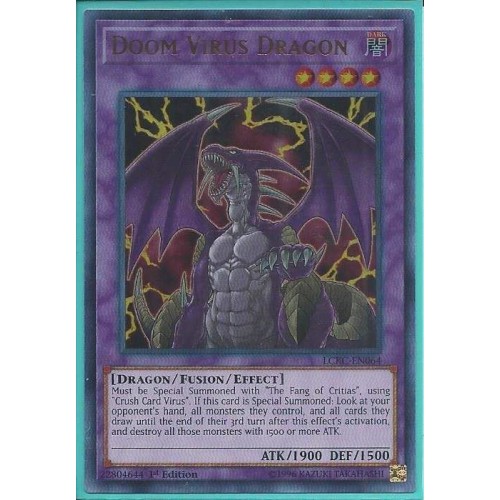 LCKC-EN064 Doom Virus Dragon Ultra Rare LCKC-EN064 Doom Virus Dragon Ultra Rare