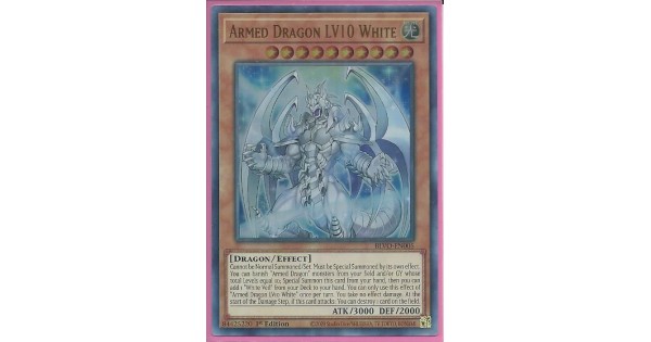  Armed Dragon LV10 White - BLVO-EN005 - Ultra Rare