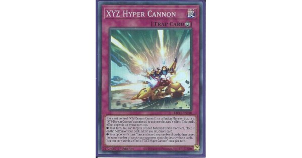 XYZ Hyper Cannon - KICO-EN010 - Super Rare 1st Edition Trading Card - View #12