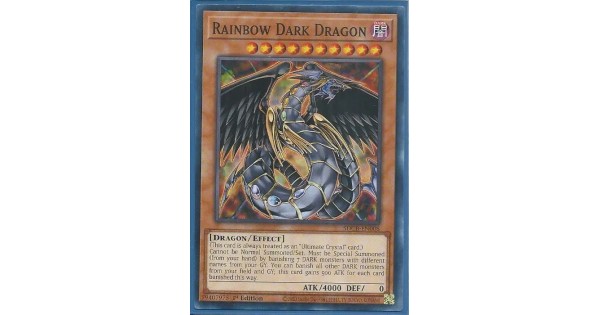 Carta Yu-Gi-Oh! Rainbow Dark Dragon - SDSA-EN010, Comn, 1 Edicin, Del  Structure Deck Sacred Beasts Coleccionable Juego Estratgico