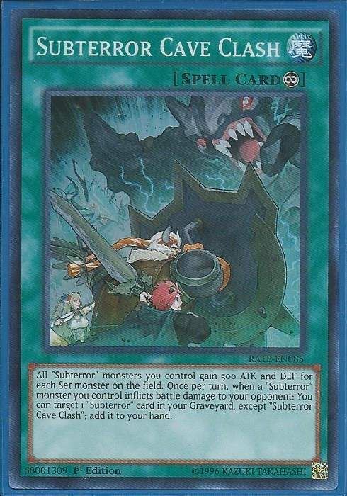 RATE-EN085 Subterror Cave Clash - Super Rare