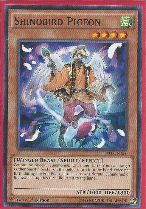 RATE-EN024 Shinobird Pigeon - Common