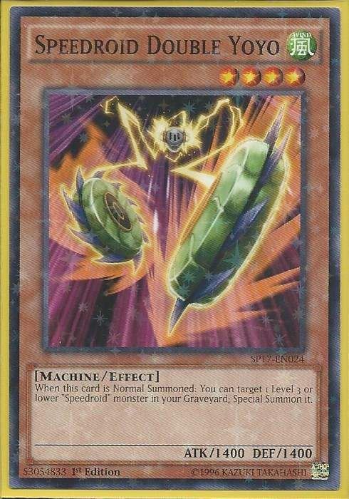 SP17-EN024S Speedroid Double Yoyo - Starfoil