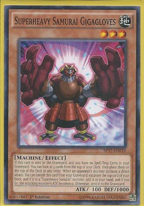 SP17-EN010 Superheavy Samurai Gigagloves - Common