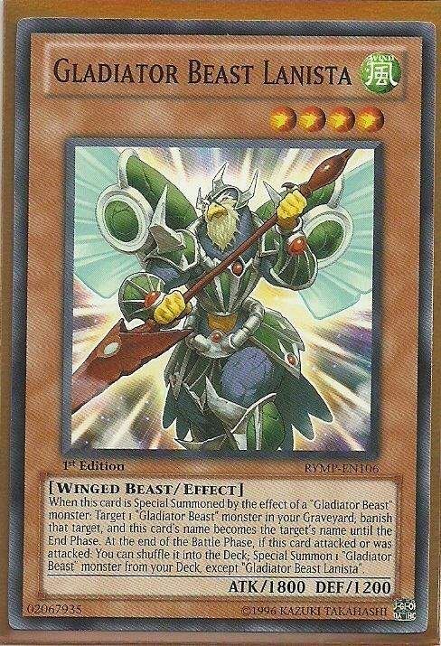 RYMP-EN106 Gladiator Beast Lanista - Common