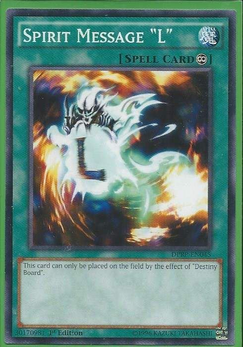 DPRP-EN045 Spirit Message 'L' - Common