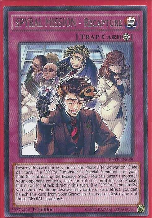 RATE-EN089 SPYRAL MISSION - Recapture - Rare