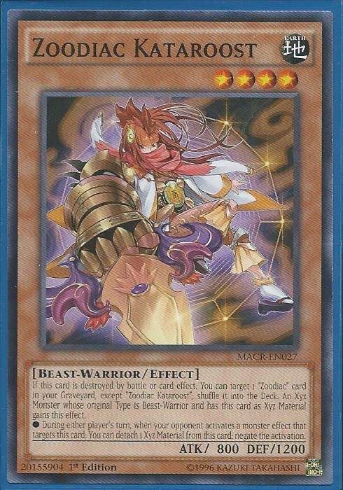 MACR-EN027 Zoodiac Kataroost - Common