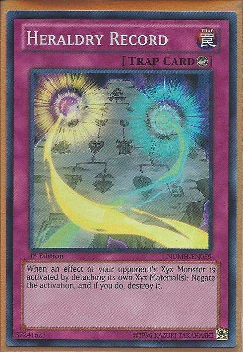 NUMH-EN059 Heraldry Record - SUPER RARE