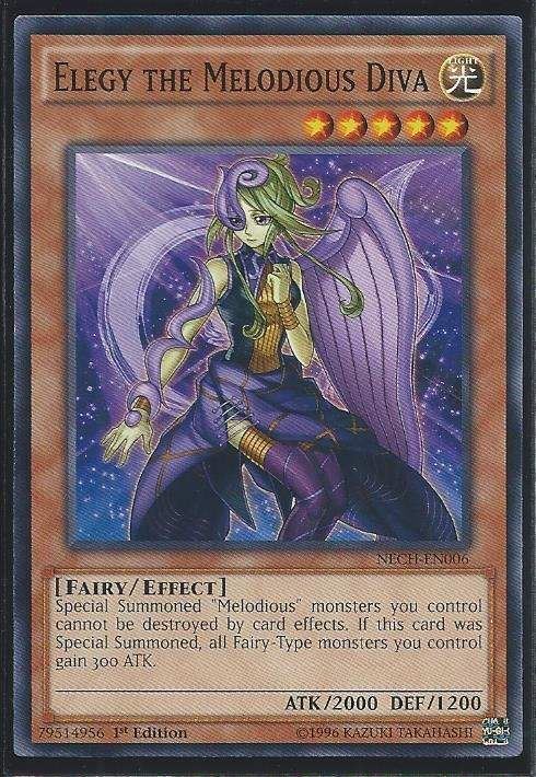 NECH-EN006 Elegy The Melodious Diva - Common