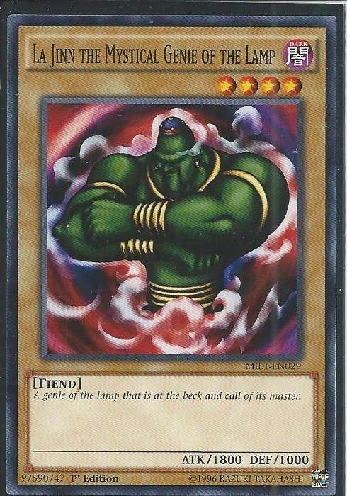 kduy MIL1-EN029 La Jinn The Mystical Genie Of The Lamp - Common 