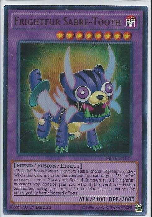 tvni MP16-EN137 - Frightfur Sabre-Tooth - Ultra Rare 1st Edition
