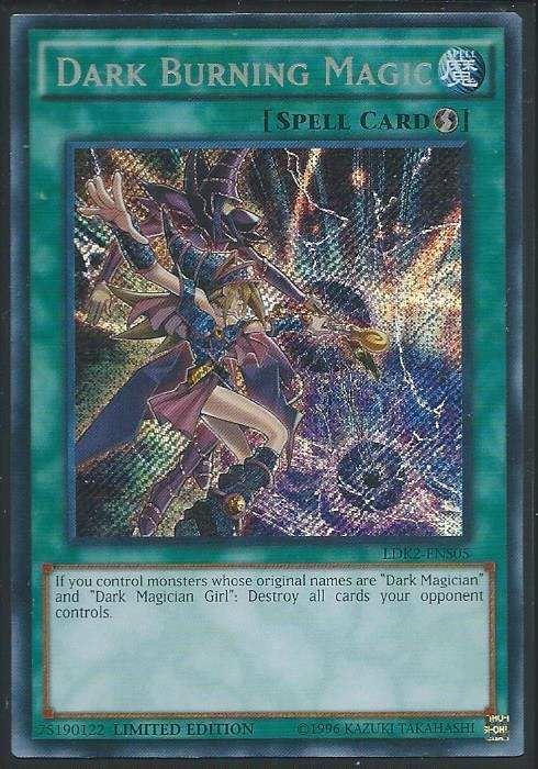 LDK2-ENS05 Dark Burning Magic - Secret Rare