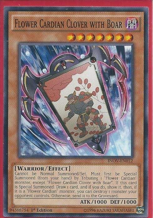 INOV-EN012 Flower Cardian Clover with Boar - Common 