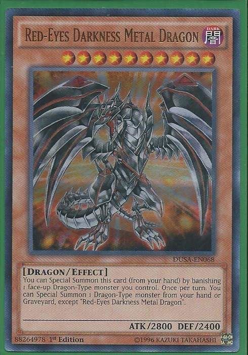 tvni DUSA-EN068 Red-Eyes Darkness Metal Dragon - Ultra Rare