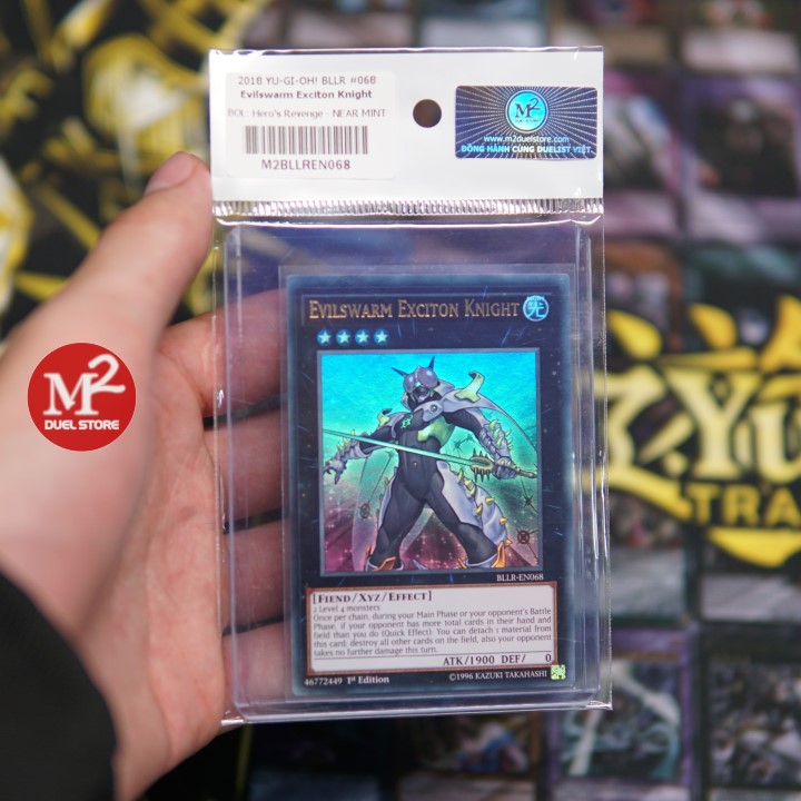BLLR-EN068 Evilswarm Exciton Knight - Ultra Rare - Bảo quản theo tiêu chuẩn M2SCCQ