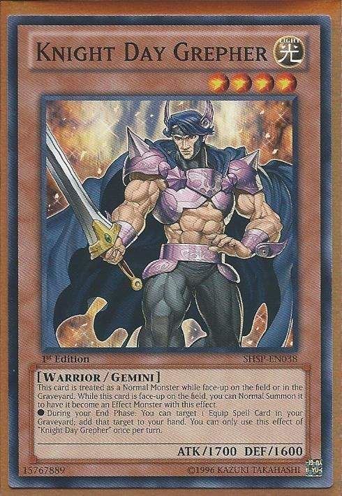 SHSP-EN038 Knight Day Grepher - Common