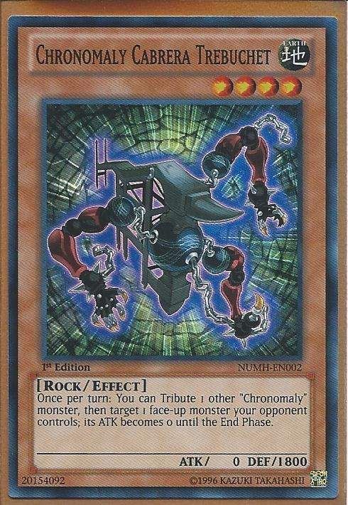 NUMH-EN002 Chronomaly Cabrera Trebuchet - SUPER RARE