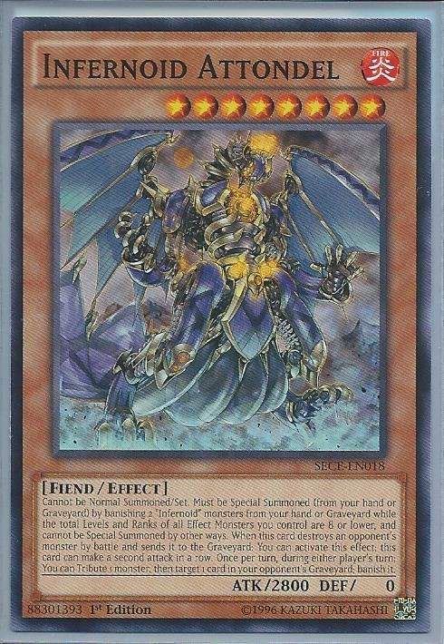 kaka SECE-EN018 Infernoid Attondel - Common 1st Edition