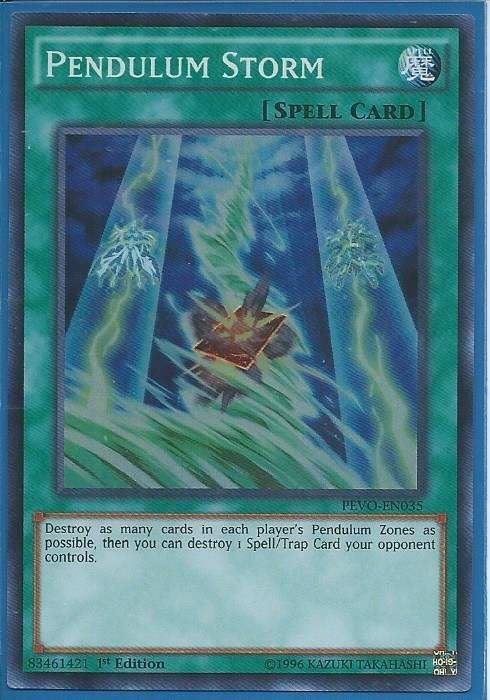 PEVO-EN035 Pendulum Storm - Super Rare