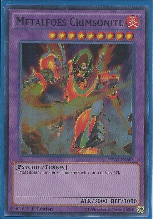 PEVO-EN053 Metalfoes Crimsonite - Super Rare