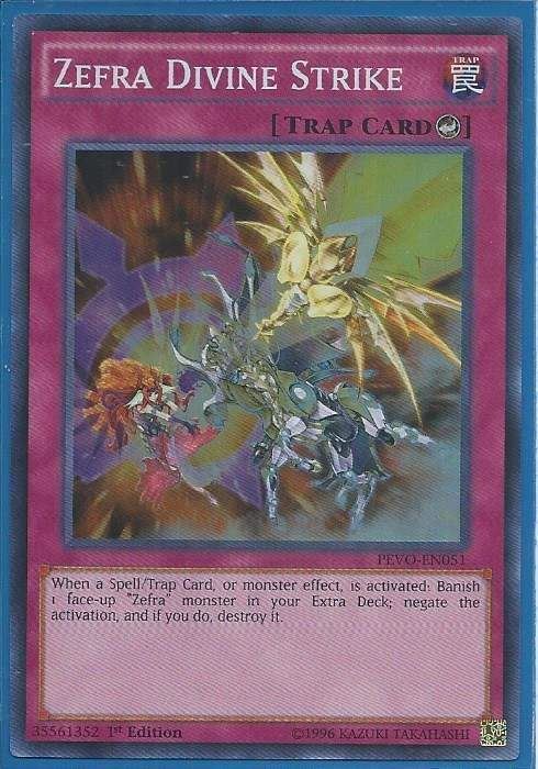 PEVO-EN051 Zefra Divine Strike - Super Rare