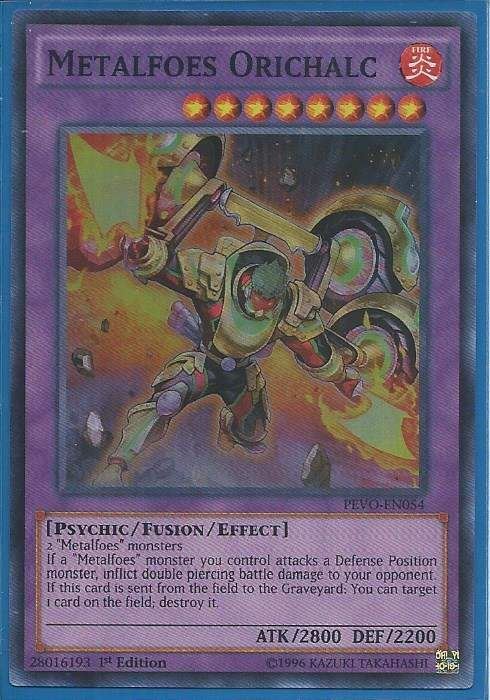 PEVO-EN054 Metalfoes Orichalc - Super Rare