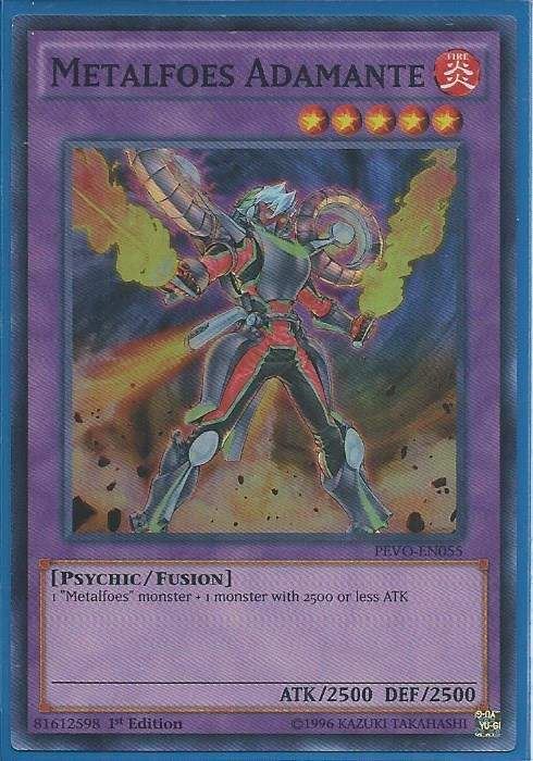 PEVO-EN055 Metalfoes Adamante - Super Rare