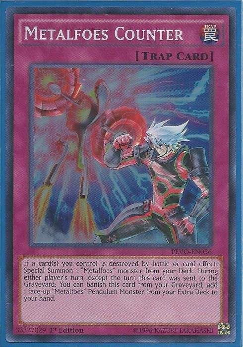 PEVO-EN056 Metalfoes Counter - Super Rare