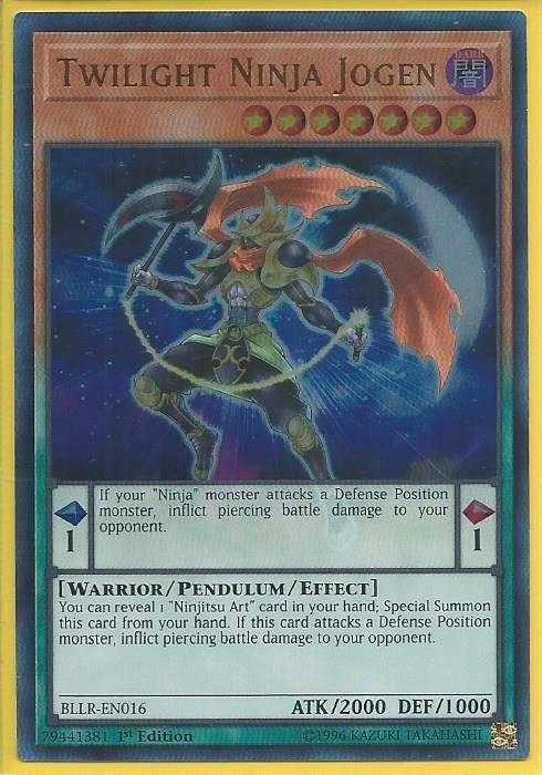 BLLR-EN016 Twilight Ninja Jogen - Ultra Rare