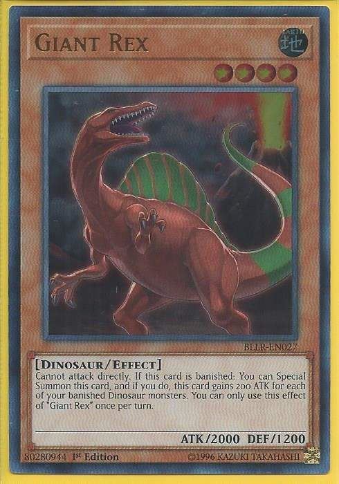 BLLR-EN027 Giant Rex - Ultra Rare