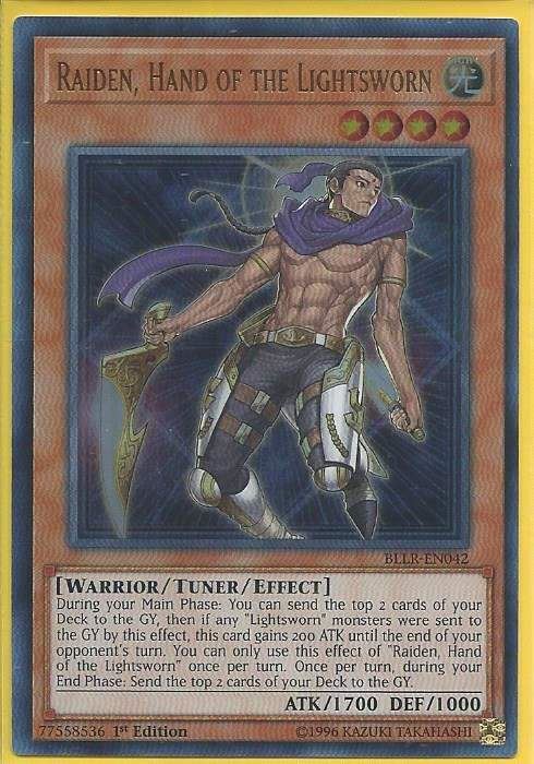 BLLR-EN042 Raiden, Hand of the Lightsworn - Ultra Rare