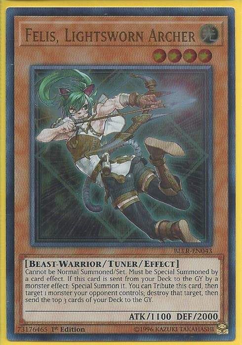 BLLR-EN043 Felis, Lightsworn Archer - Ultra Rare