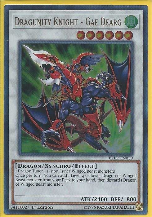 BLLR-EN059 Dragunity Knight - Gae Dearg - Ultra Rare