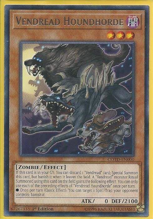 COTD-EN000 Vendread Houndhorde - Rare