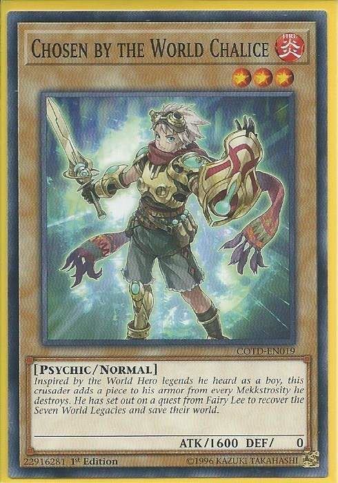 COTD-EN019 Chosen By The World Chalice - Common