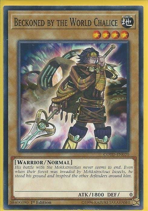 COTD-EN020 Beckoned By The World Chalice - Common