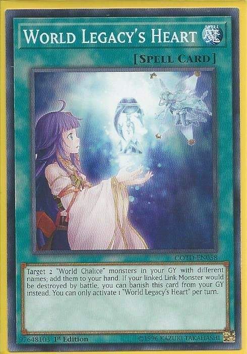 COTD-EN058 World Legacy's Heart - Common
