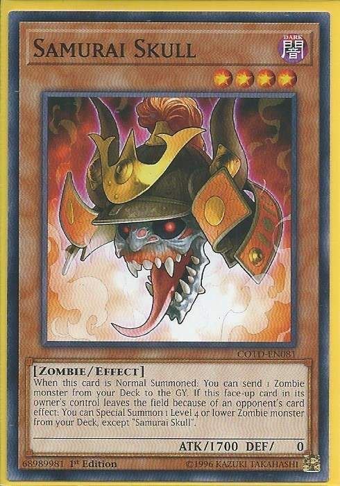 COTD-EN081 Samurai Skull - Common