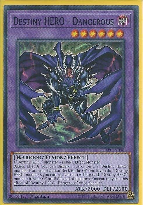 COTD-EN096 Destiny HERO - Dangerous - Common