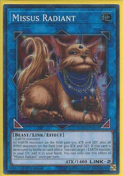 2tvni COTD-EN052 Missus Radiant - Super Rare