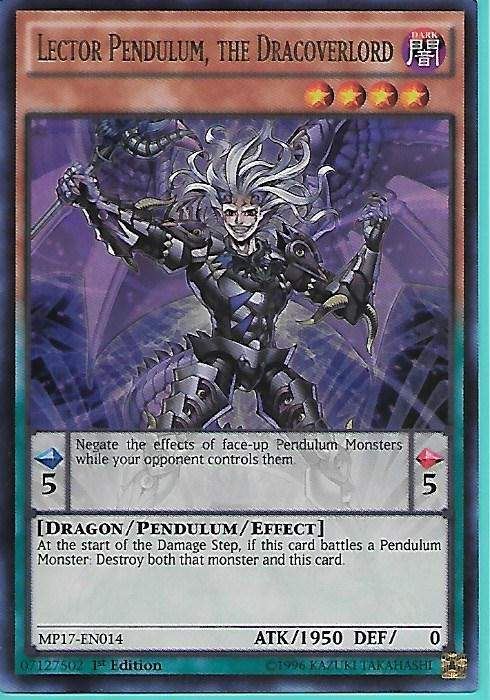 MP17-EN014 Lector Pendulum, the Dracoverlord - Ultra Rare