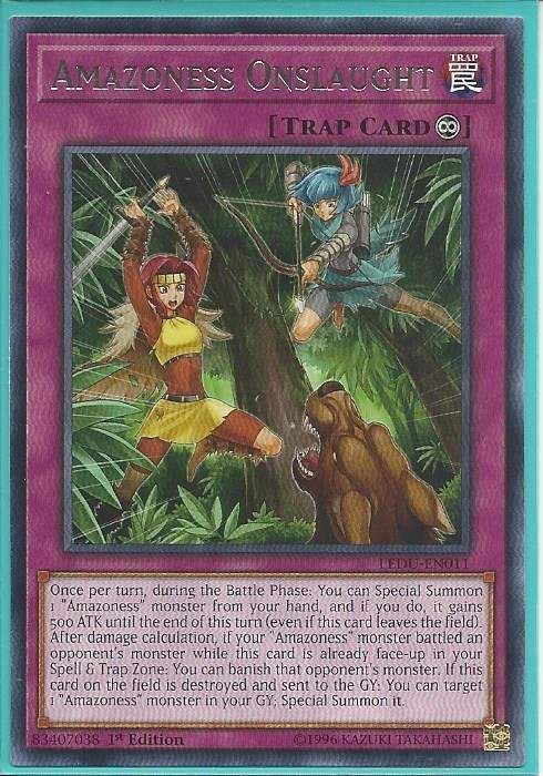 LEDU-EN011 Amazoness Onslaught - Rare