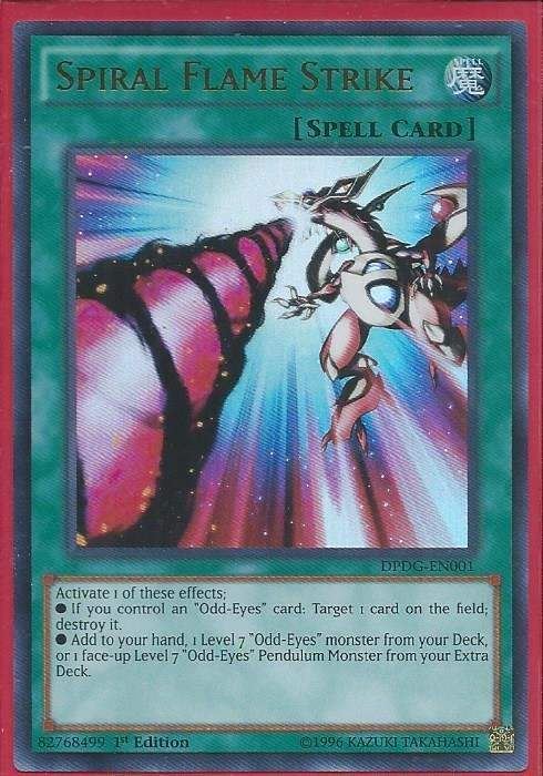 DPDG-EN001 Spiral Flame Strike – Ultra Rare