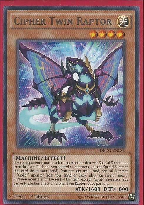 DPDG-EN036 Cipher Twin Raptor – Rare