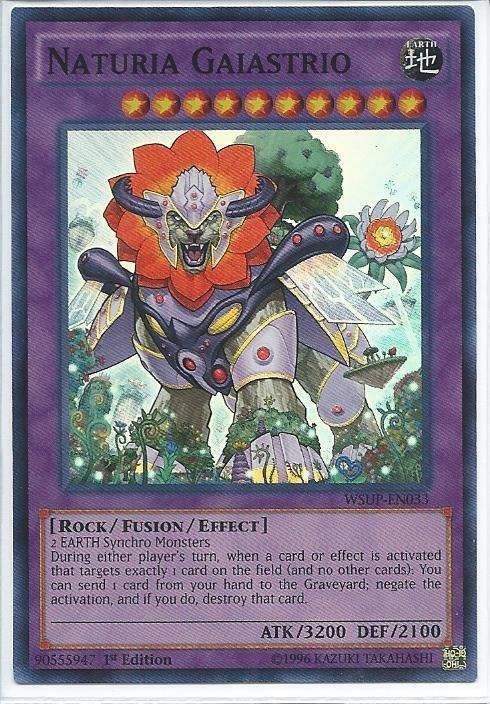 WSUP-EN033 Naturia Gaiastrio – Super Rare