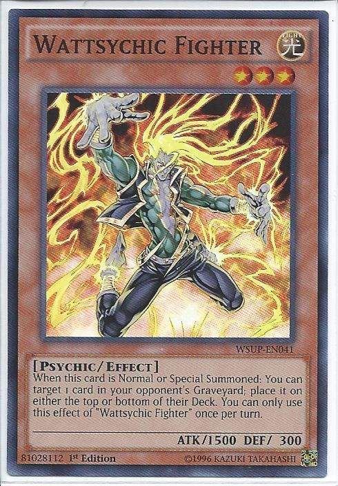 WSUP-EN041 Wattsychic Fighter – Super Rare