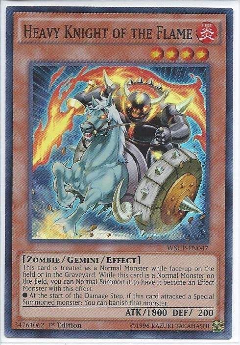 WSUP-EN047 Heavy Knight of the Flame – Super Rare