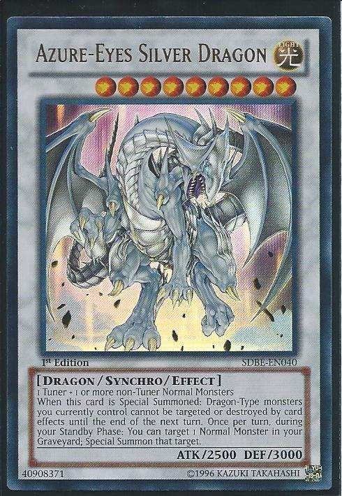 SDBE-EN040 Azure-Eyes Silver Dragon – Ultra Rare